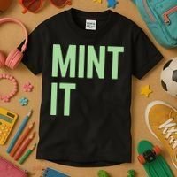 Mint It NFT Funny Crypto Currency Kids T-Shirt thumb 3
