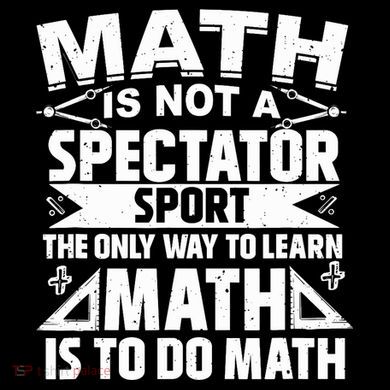Math Is Not A Spectator Sport Mathematician Math Teacher Stripe Pom Pom Beanie