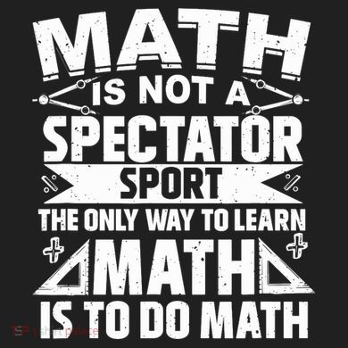 Math Is Not A Spectator Sport Mathematician Math Teacher Zone Performance Long-Sleeve T-Shirt