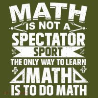 Math Is Not A Spectator Sport Mathematician Math Teacher The Baniff Cuffed Pom Beanie thumb 2
