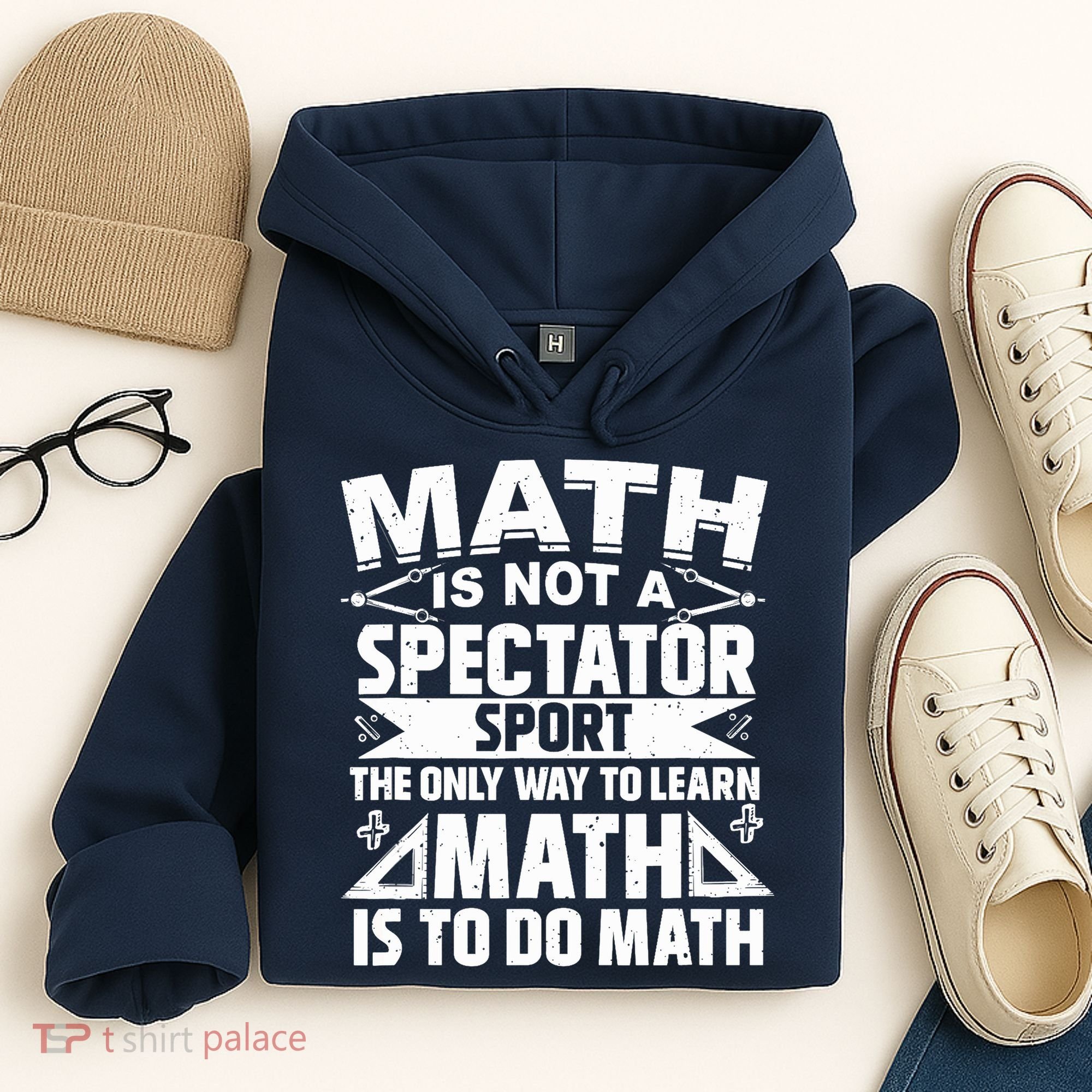 Math Is Not A Spectator Sport Mathematician Math Teacher Hoodie