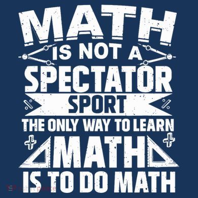 Math Is Not A Spectator Sport Mathematician Math Teacher Coaster
