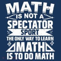 Math Is Not A Spectator Sport Mathematician Math Teacher Women's Long Sleeve Flannel Pajama Set  thumb 2