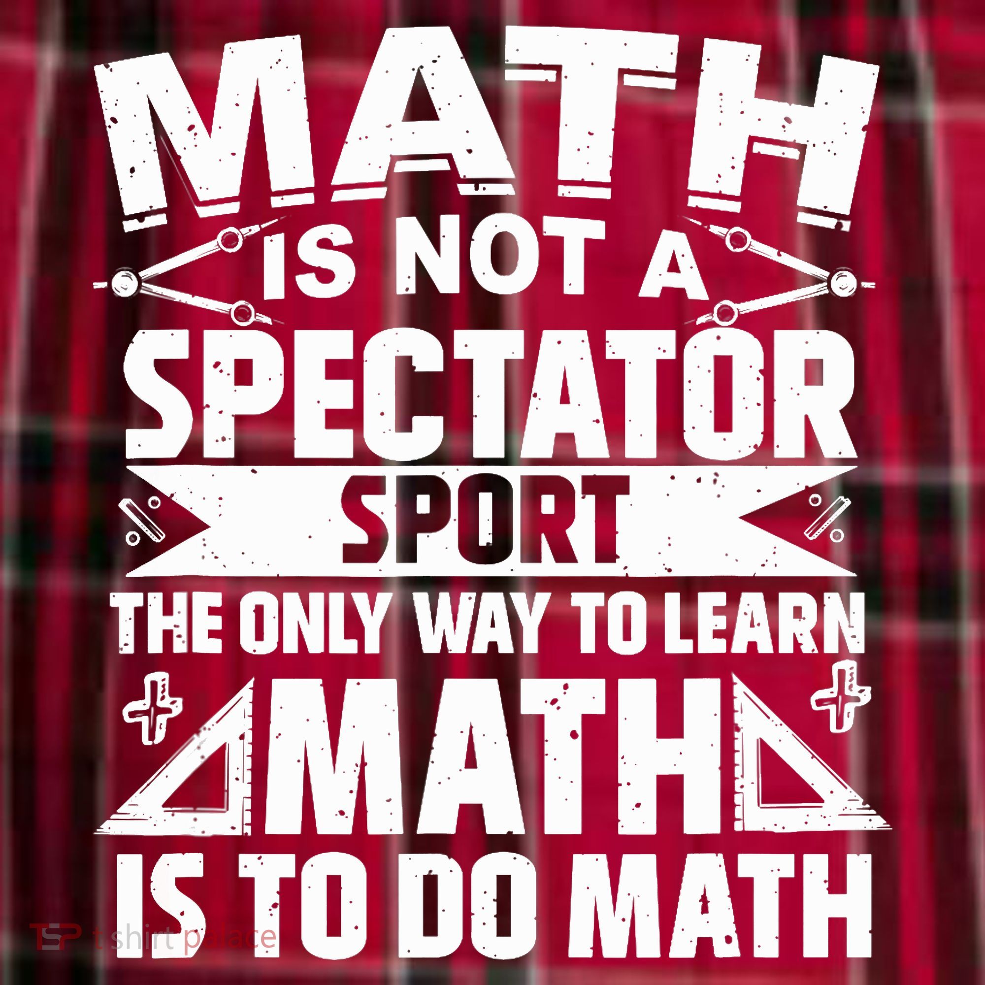Math Is Not A Spectator Sport Mathematician Math Teacher Women's Flannel Plaid Pajama Pants