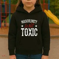 Masculinity Is Not Toxic Kids Hoodie thumb 3