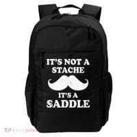 Mustache ItS Not A Stache ItS A Saddle Moustache Ride Backpack thumb 0
