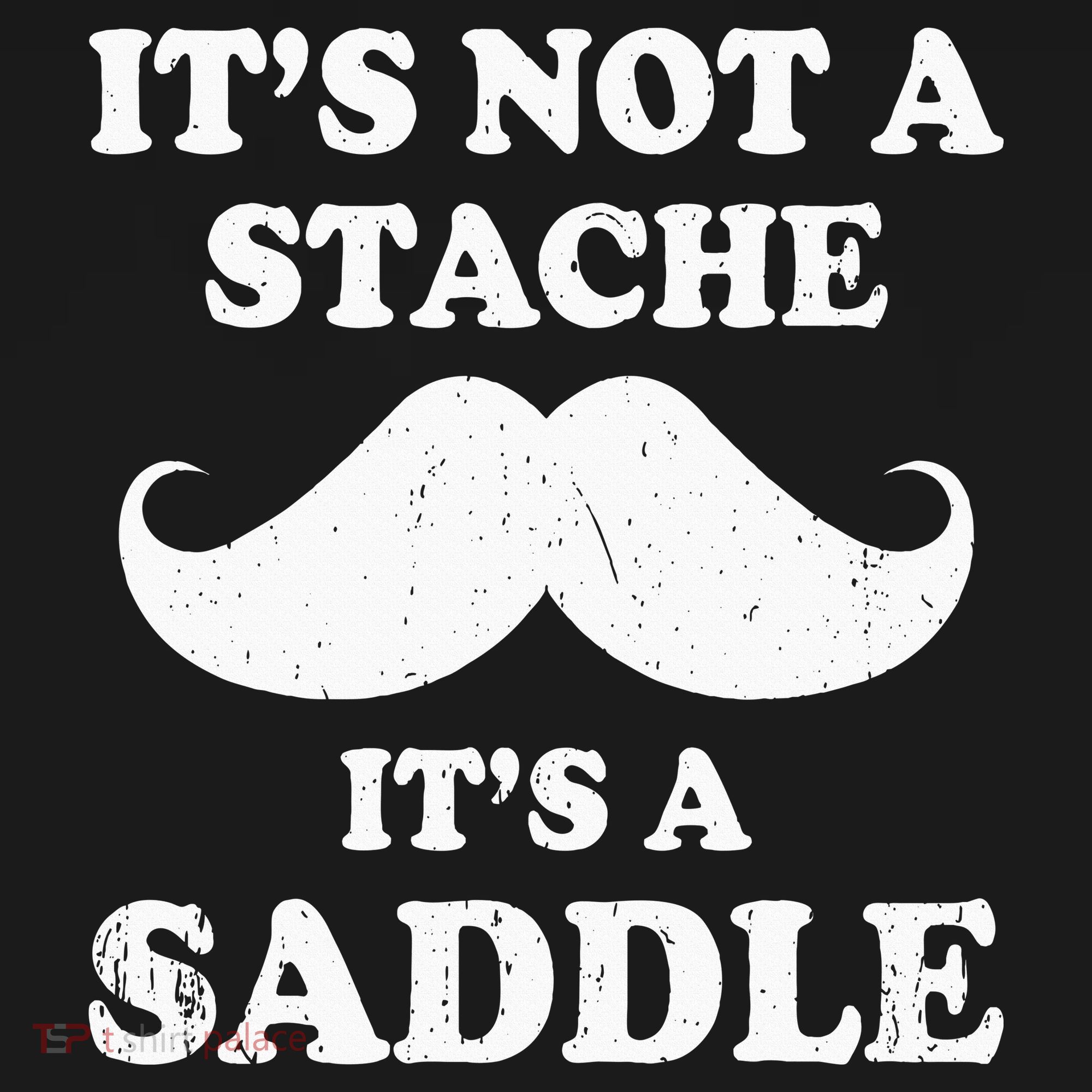 Mustache ItS Not A Stache ItS A Saddle Moustache Ride Kids Long Sleeve Shirt