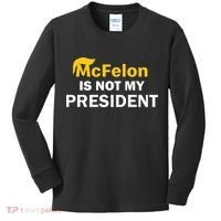 Mcfelon Is Not My President Kids Long Sleeve Shirt thumb 0