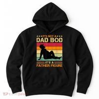Mens It's Not A Dad Bod It's A Father Figure Father's Day Dad Bod Hoodie thumb 0