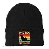 Mens It's Not A Dad Bod It's A Father Figure Father's Day Dad Bod Beanie thumb 0