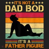 Mens It's Not A Dad Bod It's A Father Figure Father's Day Dad Bod Beanie thumb 2