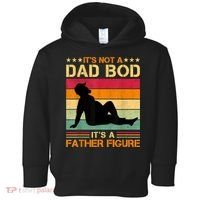 Mens It's Not A Dad Bod It's A Father Figure Father's Day Dad Bod Toddler Hoodie thumb 0