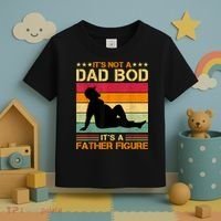 Mens It's Not A Dad Bod It's A Father Figure Father's Day Dad Bod Toddler T-Shirt thumb 3