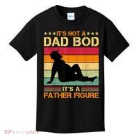Mens It's Not A Dad Bod It's A Father Figure Father's Day Dad Bod Kids T-Shirt thumb 0