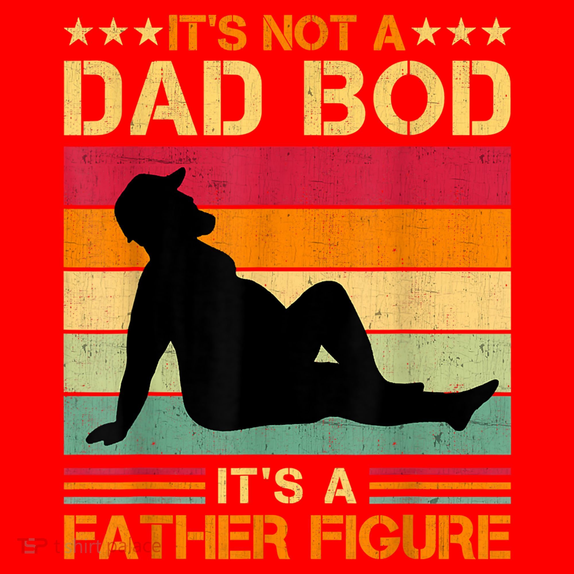 Mens It's Not A Dad Bod It's A Father Figure Father's Day Dad Bod Santa Hat
