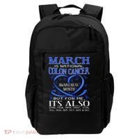 March Is National Colon Cancer Awareness Month Backpack thumb 0