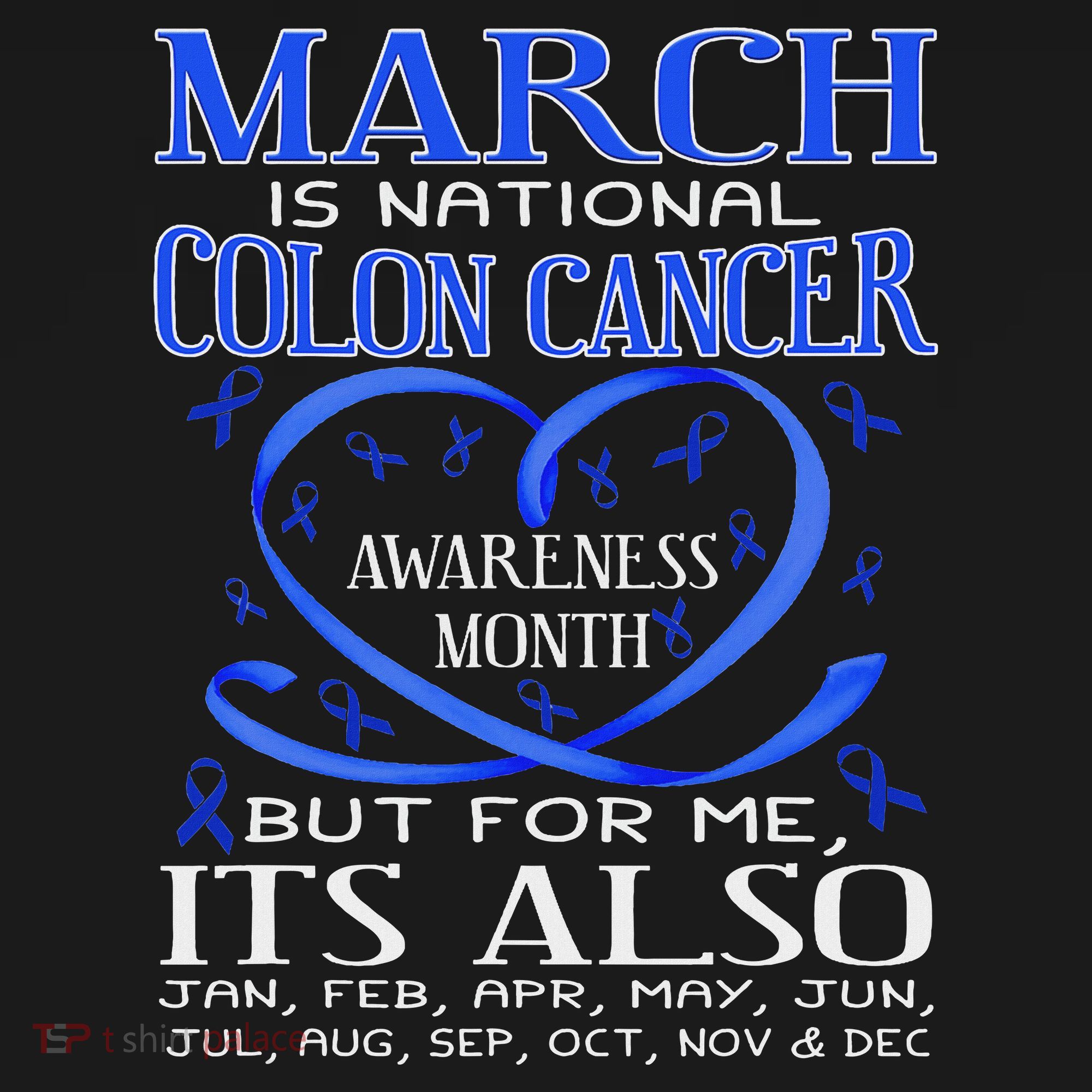March Is National Colon Cancer Awareness Month Coaster