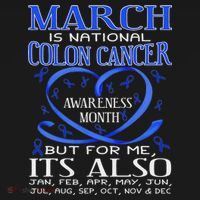 March Is National Colon Cancer Awareness Month Women's Hoodie thumb 2