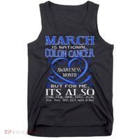 March Is National Colon Cancer Awareness Month Tank Top thumb 0