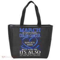 March Is National Colon Cancer Awareness Month Tote Bag thumb 0