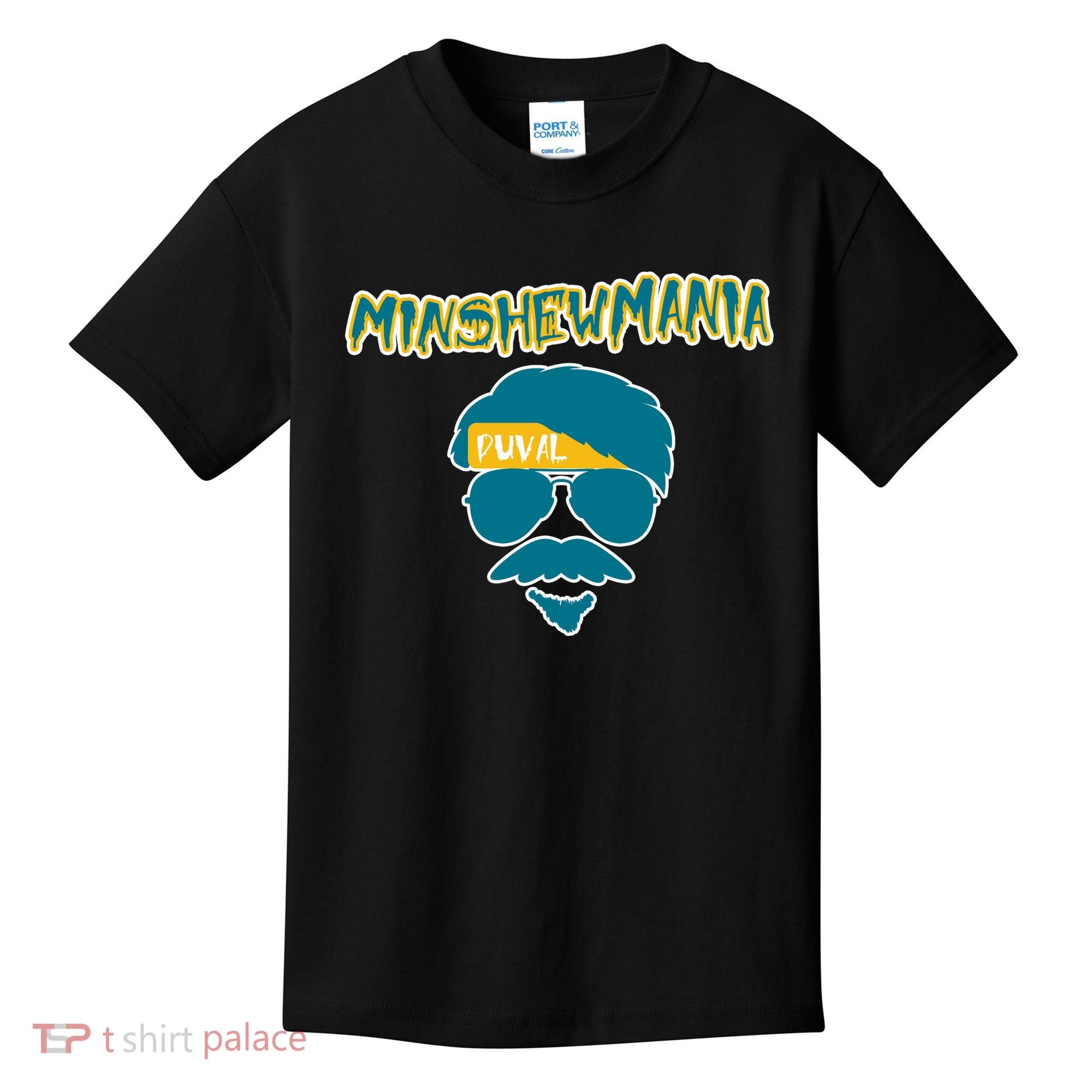 Minshew Mania Jacksonville QB Duval Kids T-Shirt