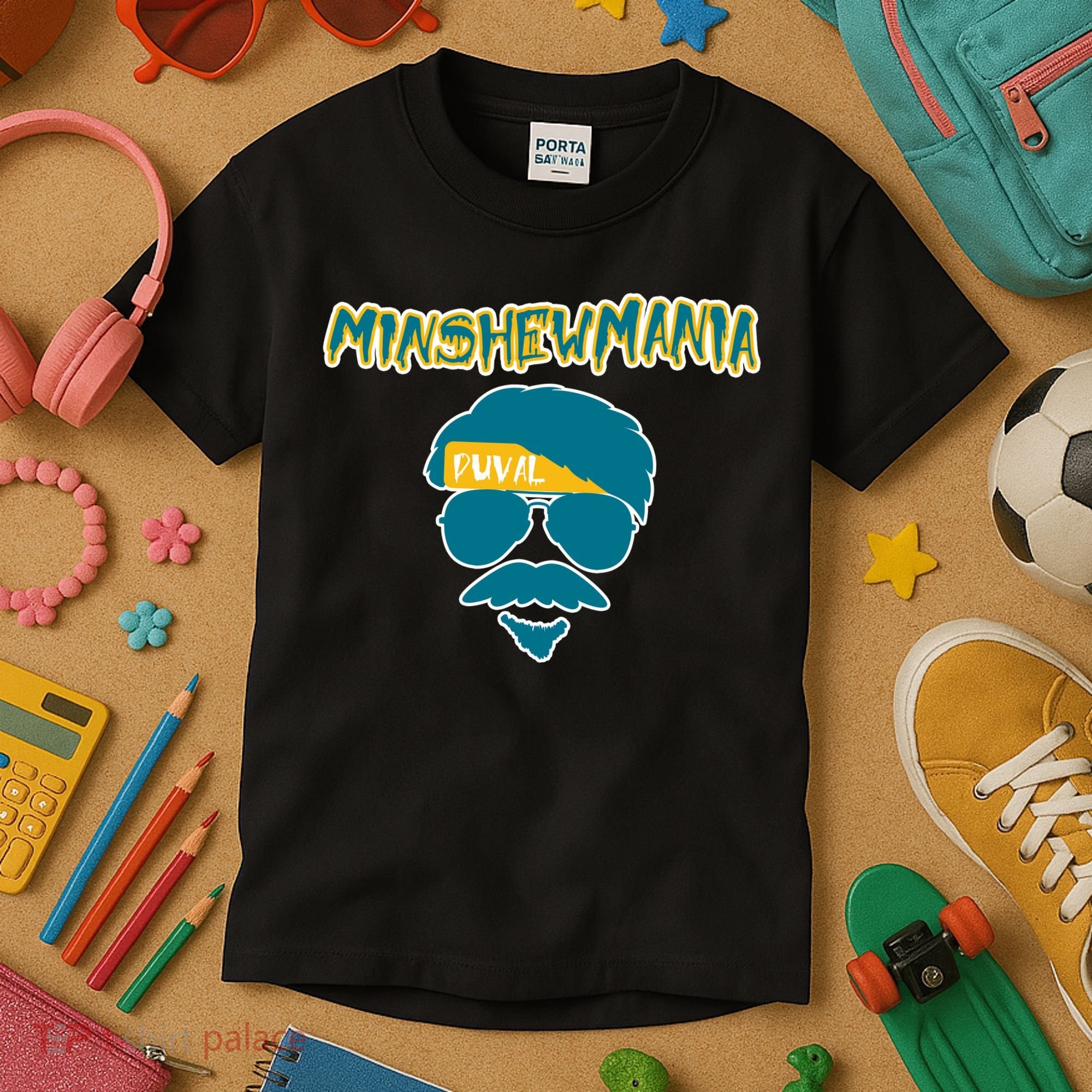 Minshew Mania Jacksonville QB Duval Kids T-Shirt