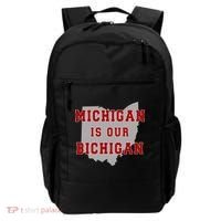 Michigan Is Our Bichigan Funny Ohio  Backpack thumb 0