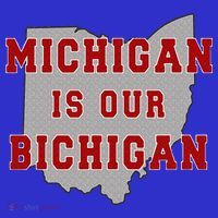 Michigan Is Our Bichigan Funny Ohio  T-Shirt thumb 7