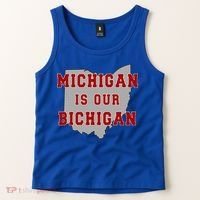 Michigan Is Our Bichigan Funny Ohio  Tank Top thumb 2