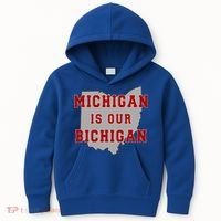 Michigan Is Our Bichigan Funny Ohio  Kids Hoodie thumb 0