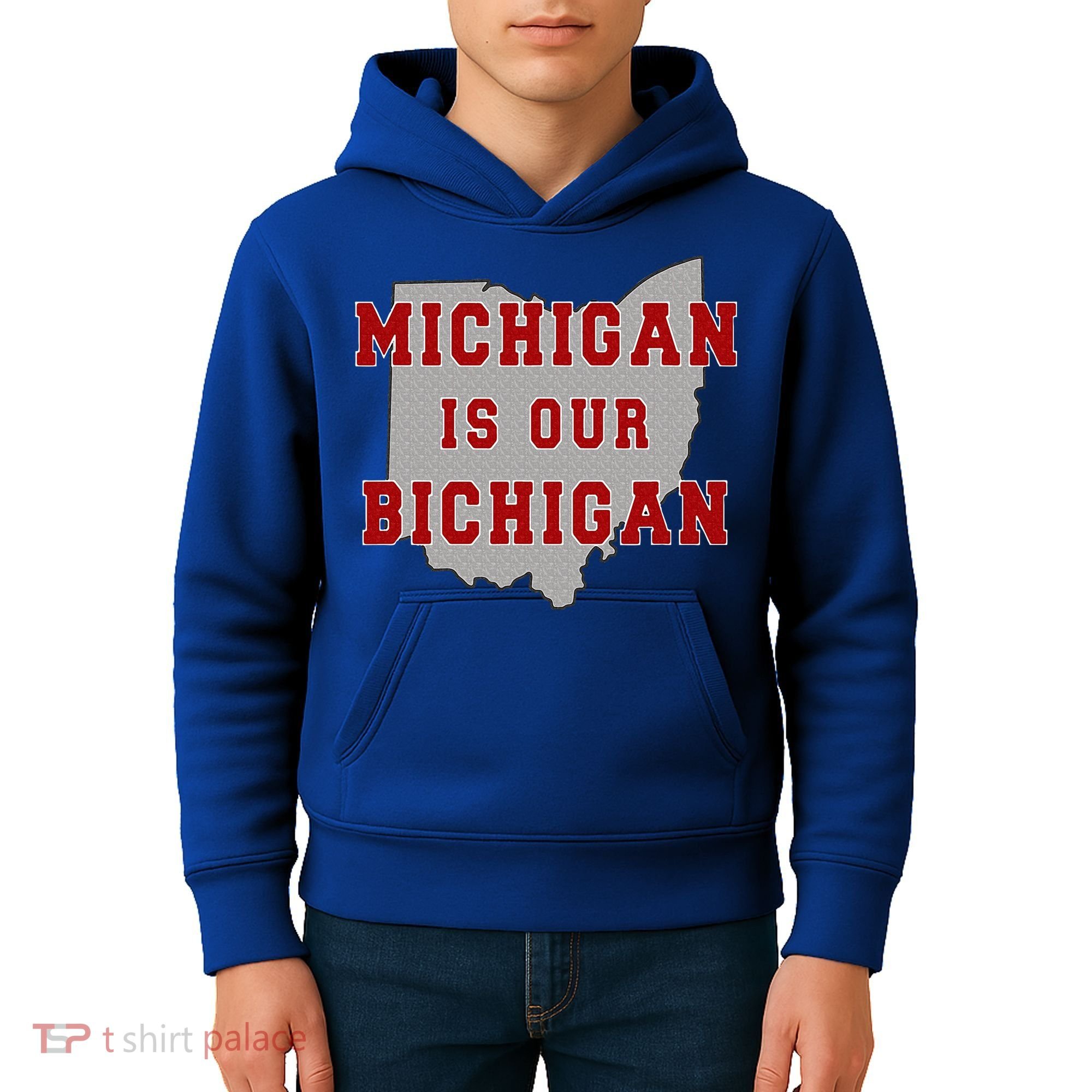 Michigan Is Our Bichigan Funny Ohio  Kids Hoodie
