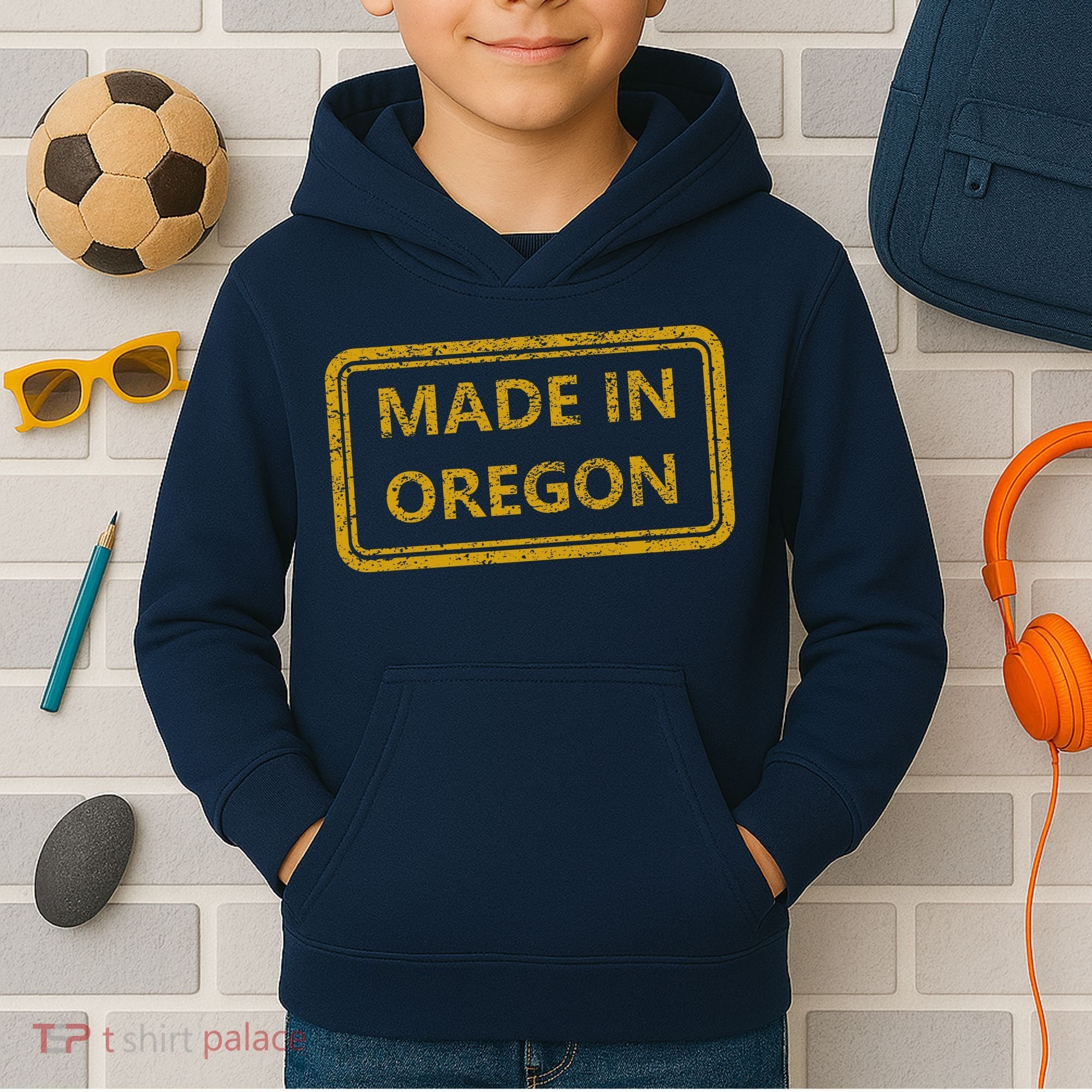 Made In Oregon Kids Hoodie