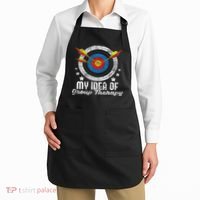 My Idea Of Group Therapy Archery Archer Bowhunting Bows Apron thumb 2