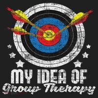 My Idea Of Group Therapy Archery Archer Bowhunting Bows Tumbler thumb 3