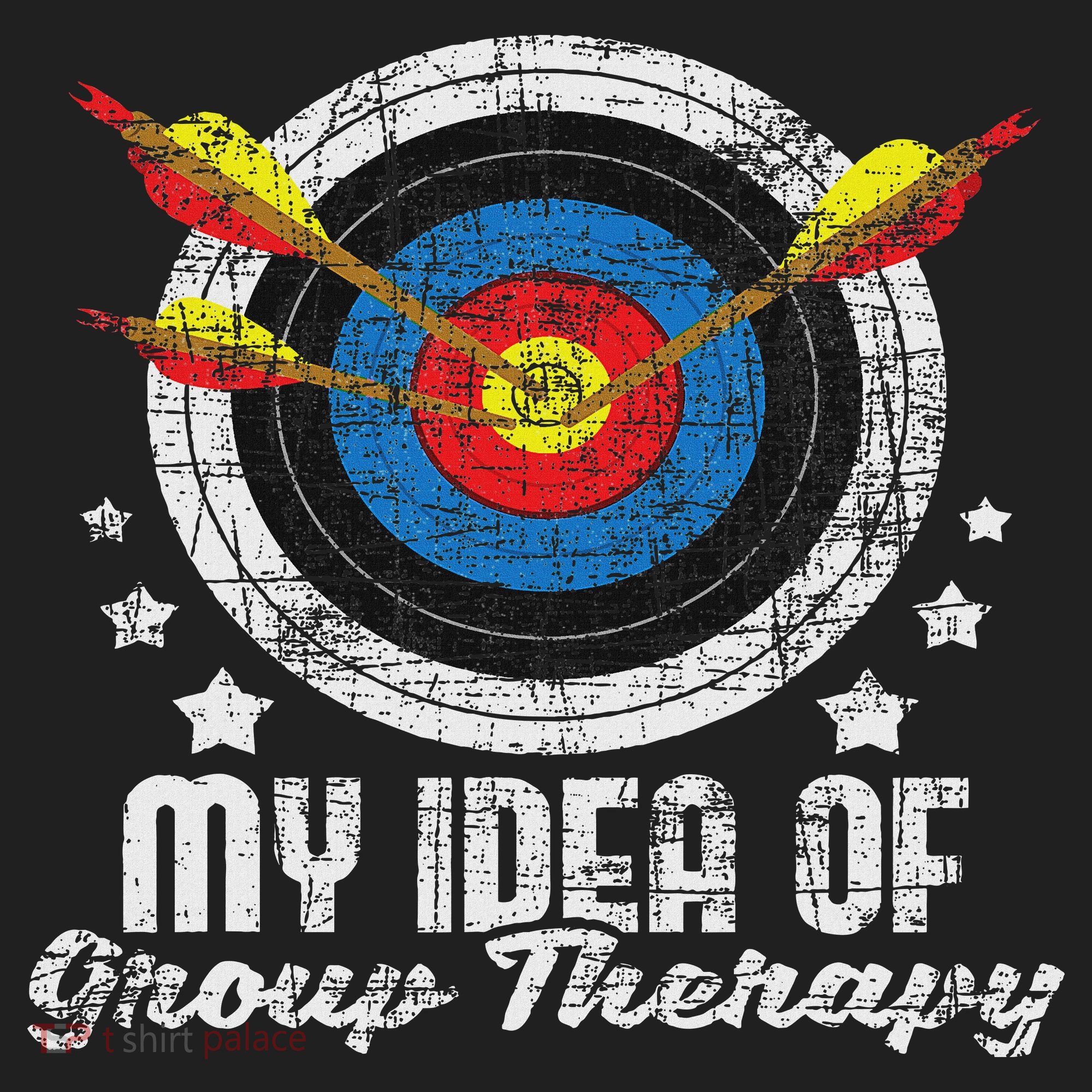 My Idea Of Group Therapy Archery Archer Bowhunting Bows Tumbler