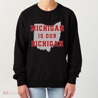 Michigan Is Our Bichigan Funny Ohio Women's Sweatshirt thumb 0
