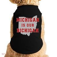 Michigan Is Our Bichigan Funny Ohio Doggie Tank thumb 0