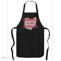 Michigan Is Our Bichigan Funny Ohio Apron thumb 0