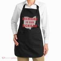 Michigan Is Our Bichigan Funny Ohio Apron thumb 2