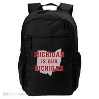 Michigan Is Our Bichigan Funny Ohio Backpack thumb 0