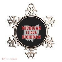 Michigan Is Our Bichigan Funny Ohio Ornament thumb 0