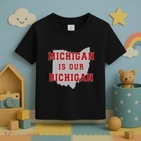 Michigan Is Our Bichigan Funny Ohio Toddler T-Shirt thumb 3