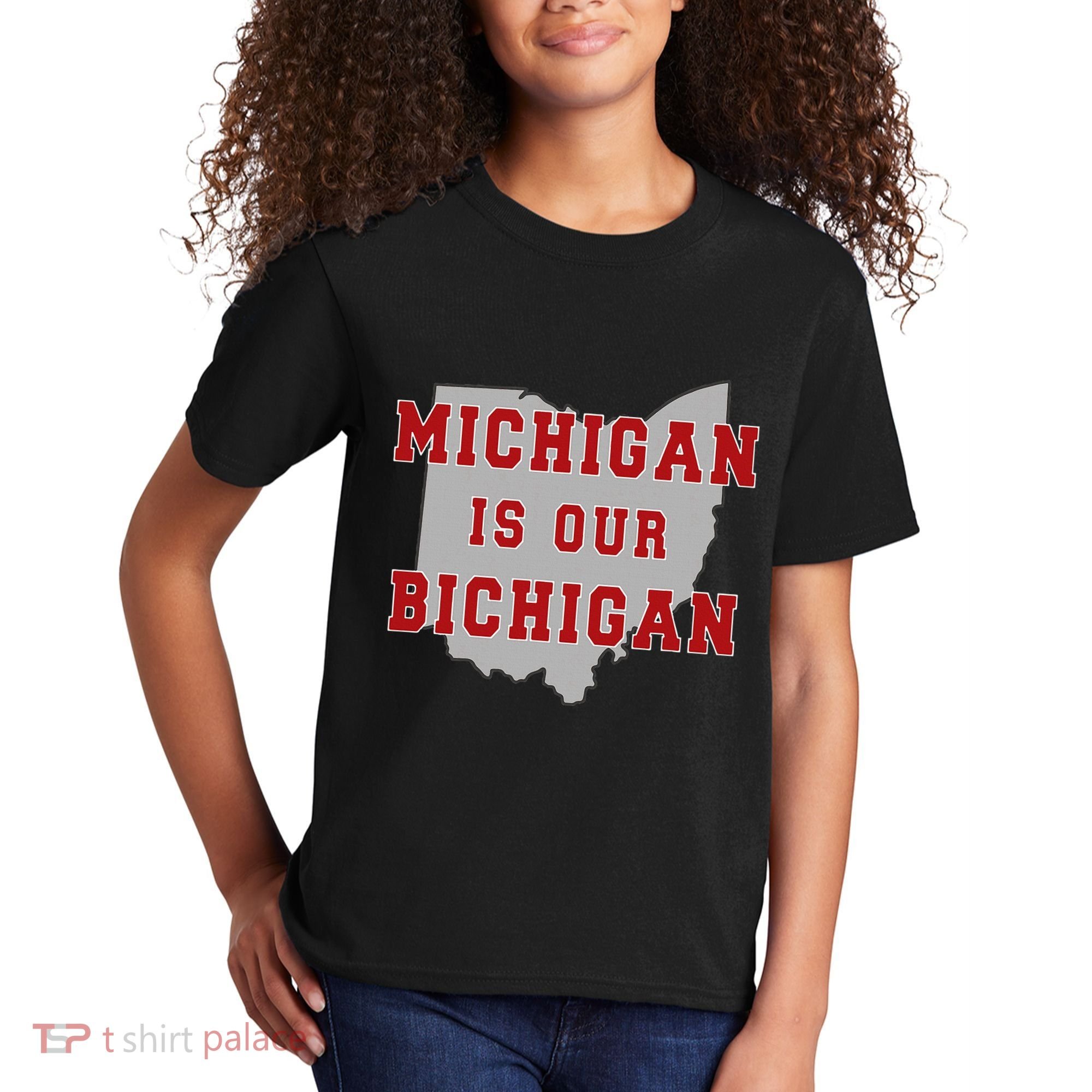 Michigan Is Our Bichigan Funny Ohio Kids T-Shirt