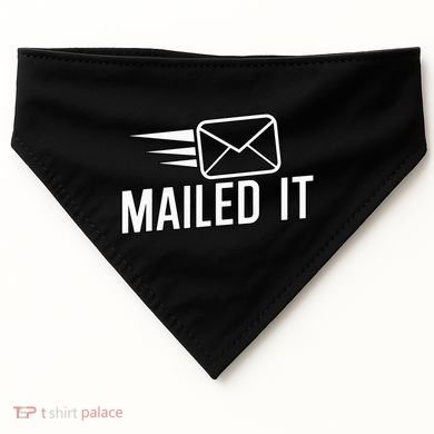 Mailed It Postman Gift For Mail Carrier Workers USA-Made Doggie Bandana