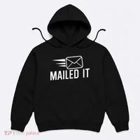 Mailed It Postman Gift For Mail Carrier Workers Hoodie thumb 0