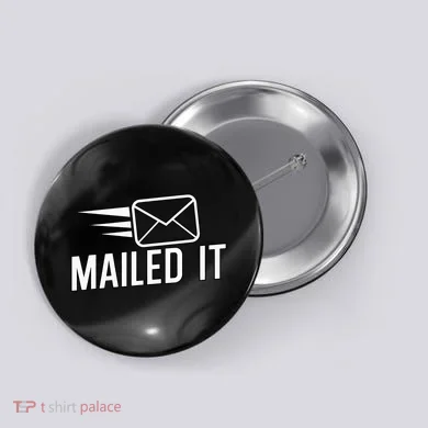 Mailed It Postman Gift For Mail Carrier Workers Button