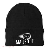 Mailed It Postman Gift For Mail Carrier Workers Beanie thumb 0