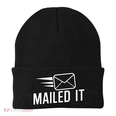Mailed It Postman Gift For Mail Carrier Workers Beanie
