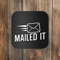 Mailed It Postman Gift For Mail Carrier Workers Coaster thumb 0