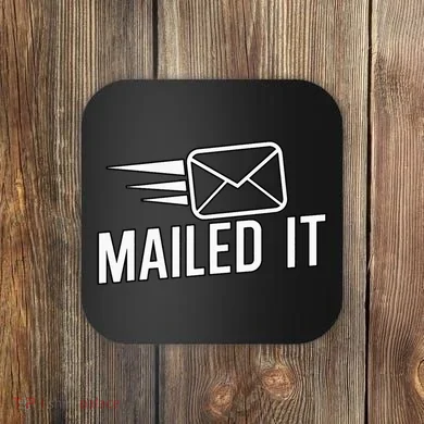 Mailed It Postman Gift For Mail Carrier Workers Coaster